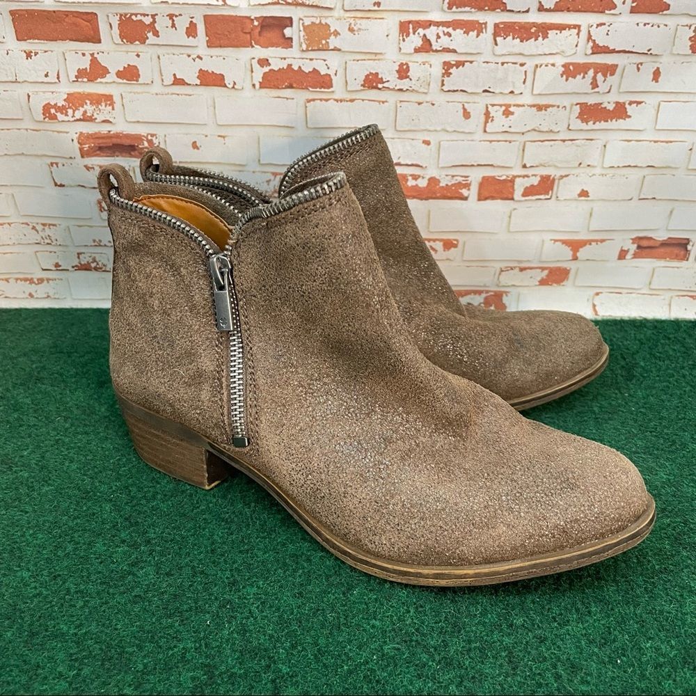 Lucky Brand Tan Ankle Boots